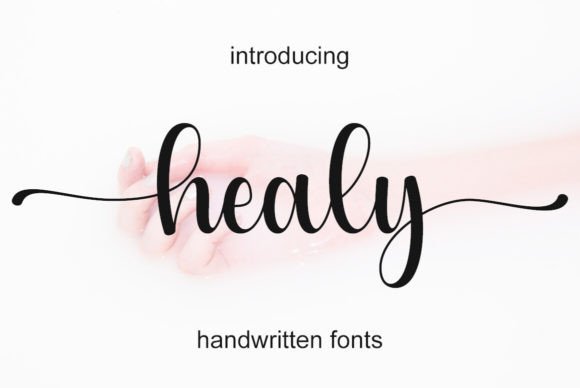 Healy Font Corsivi Font Di Hardiboy Design