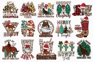 Western Christmas Sublimation Bundle Graphic Crafts By CraftlabSVG 2