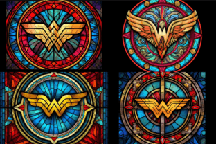 Ai Prompt for Stained Glass Logos Graphic AI Generated By Milano Creative 3