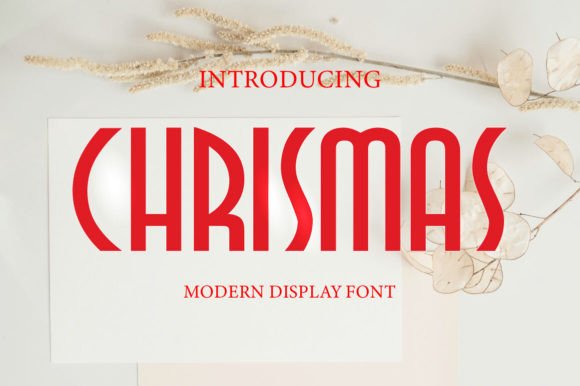 Christmas Display Font By gunaloe12