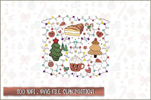 Christmas Tree Cake Cookies Clipart Subl Gráfico Manualidades Por Extreme DesignArt