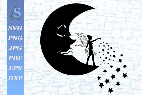 Moon Sleeps SVG, Goodnight SVG Graphic Crafts By asdesign4you