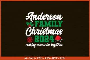 Family Christmas Matching 2024 Christmas Gráfico Diseños de Camisetas Por Svgprintfile 1