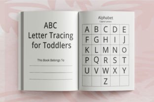 Large ABC Letter Tracing for Toddlers Graphic PreK By Interior Creative 2