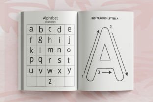 Large ABC Letter Tracing for Toddlers Graphic PreK By Interior Creative 3
