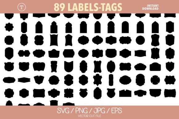Labels,Frames ,Tags,Shapes Graphic Illustrations By tanatvee.artworks