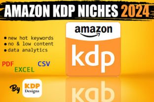 2024 AMAZON KDP Niches - LOW COMPETITIVE Gráfico Palabras clave KDP Por KDP Designs