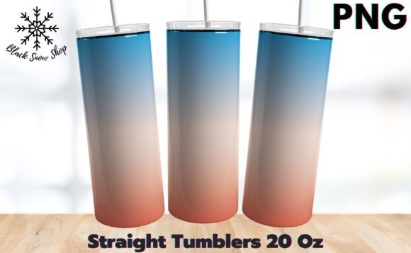 4th of July Red White and Blue Tumbler Gráfico Manualidades Por BlackSnowShopTH