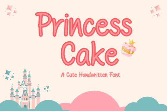 Princess Cake Fontes Script Fonte Por GetjiArts