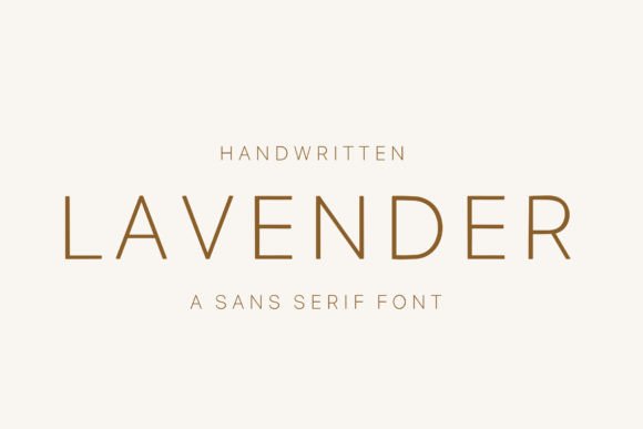 Lavender Sans-Serif-Schriftarten Schriftart Von Skdesigns