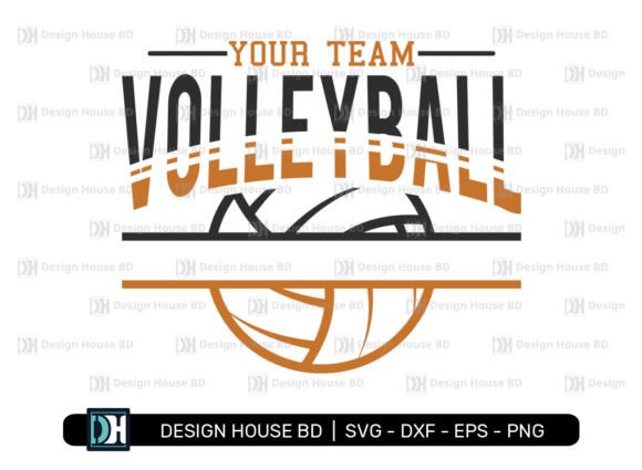 Volleyball Family Svg, Your Team Volleyb Grafik Plotterdateien Von designhouseart.bd
