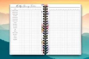 Cleaning Checklist & Tracker Graphic Print Templates By Shades of Zen 4