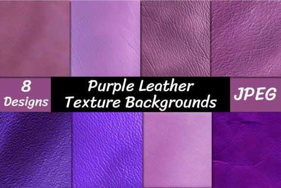 Purple Leather Textures Grafica Grafiche AI Di VYCstore