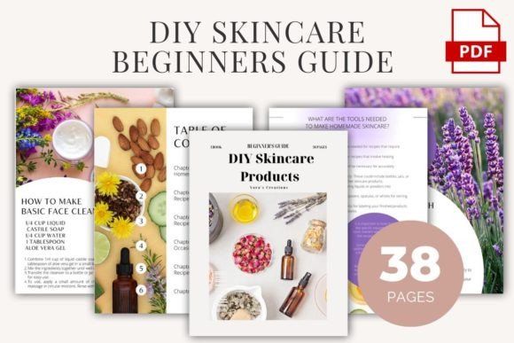Beginner's Guide: DIY Skincare Handbook Graphic KDP Interiors By Nora as