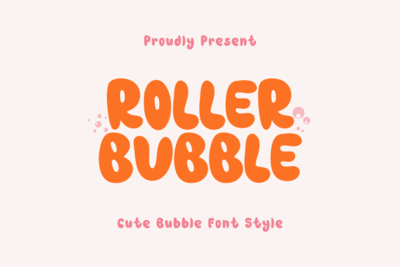 Roller Bubble Display Font By Nadiratype