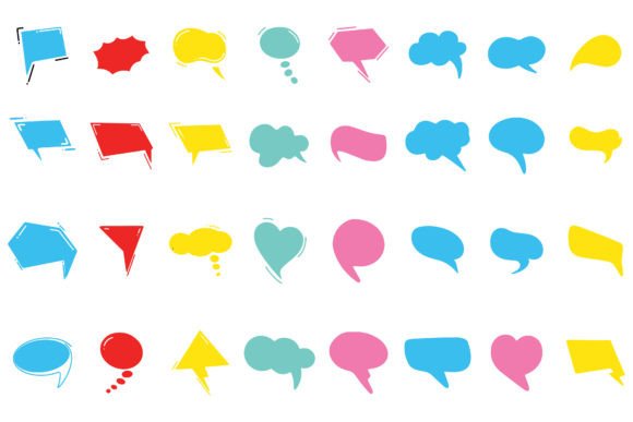 Bubble Chat for Comic and Messenger Logo Graphic Logos By Alby No