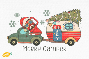 Camping Christmas PNG Sublimation Bundle Graphic Crafts By Lemon.design 2