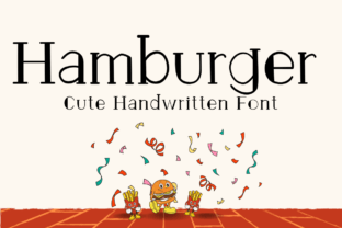 Hamburger Serif Font By GetjiArts 1