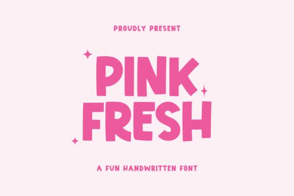 Pink Fresh Fontes Script Fonte Por Nadiratype
