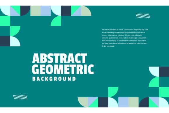 Geometric Background with Flat Style Graphic Backgrounds By Muhammad Rizky Klinsman