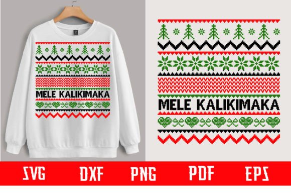 Mele Kalikimaka Svg Design Graphic T-shirt Designs By binasvgbundle