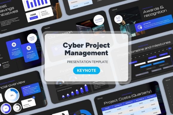 Cyber Project Management - Keynote Graphic Presentation Templates By Moara
