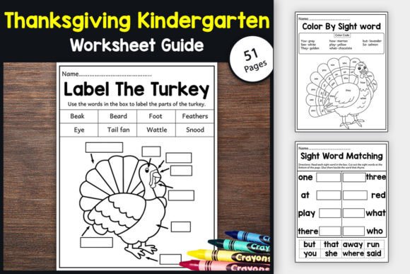 Thanksgiving November Activities for Kid Graphic K By TheStudyKits