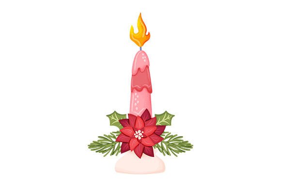 Christmas Candle Christmas Craft Cut File By Creative Fabrica Crafts