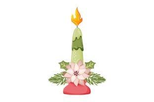 Christmas Candle Noël Fichier de Découpe pour les Loisirs créatifs Par Creative Fabrica Crafts