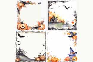 Ai Prompt for Halloween Notebook Pages Graphic Coloring Pages & Books By Digital Delight 3