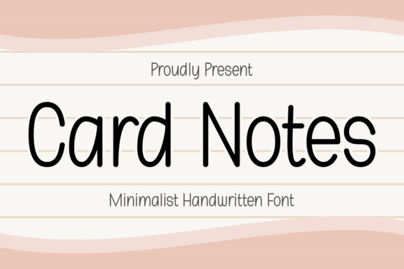 Card Notes Script & Handwritten Font By Ade (7NTypes)