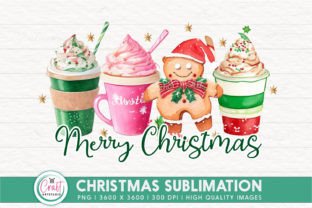 Christmas Coffee Sublimation Bundle Graphic Crafts By CraftArtStudio 9
