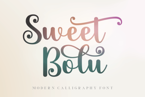 Sweet Bolu Script & Handwritten Font By Creative Fabrica Fonts