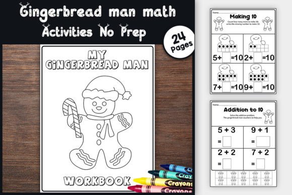 December Morning Math Activities for Kid Graphic K By TheStudyKits