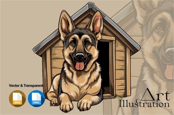 Discovering the Delights of a Dog House Graphic Illustrations By ARUNA
