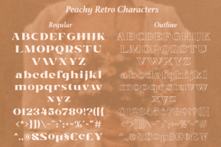 Peachy Retro Fontes Serif Fonte Por Dharmas Studio 12