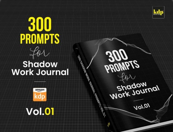 300 Shadow Work Journal Prompts Vol.01 Graphic KDP Interiors By KDP Interior Crafts