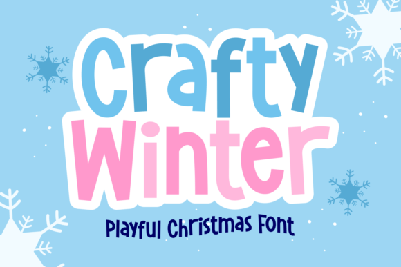 Crafty Winter Display Font By Dreamink (7ntypes)