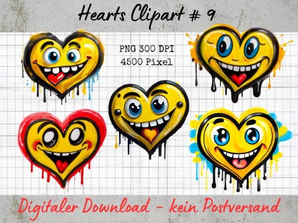 Hearts Clipart # 9 Illustration PNG transparents AI Par Thomas Mayer