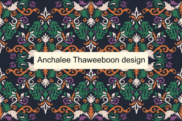 Ikat Seamless Pattern Graphic Patterns By anchalee.thaweeboon