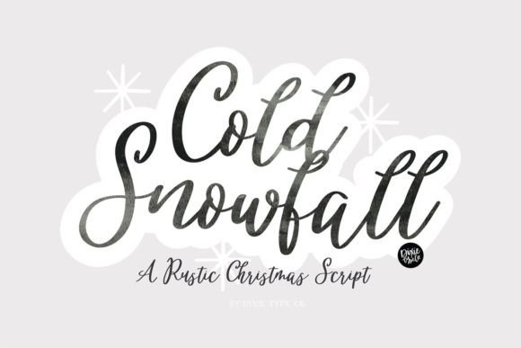Cold Snowfall Script & Handwritten Font By blushfontco