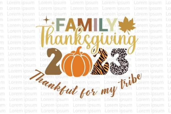 Family Thanksgiving 2023,Thankful for My Graphic T-shirt Designs By Vintage Designs