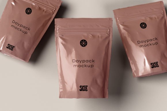 Gastronomic Flexible Packaging Mockup Graphic Product Mockups By Sigelt