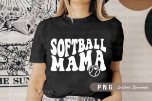 Softball Mama Sports Mom Png Sublimation Graphic T-shirt Designs By DSIGNS 2