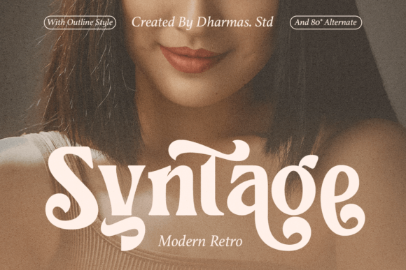 Syntage Serif Font By Dharmas Studio