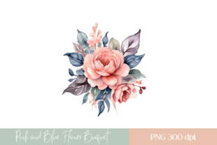 Flower Bouquet Gráfico Ilustrações para Impressão Por Pixel Daisy 1