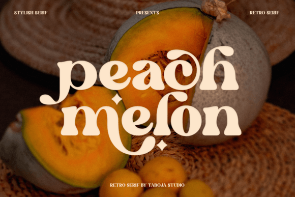 Peach Melon Serif Font By Taboja Studio