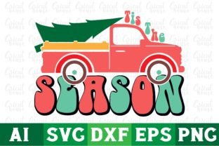 Tis the Season/Christmas Svg Png Design Graphic Crafts By Cricut House 3