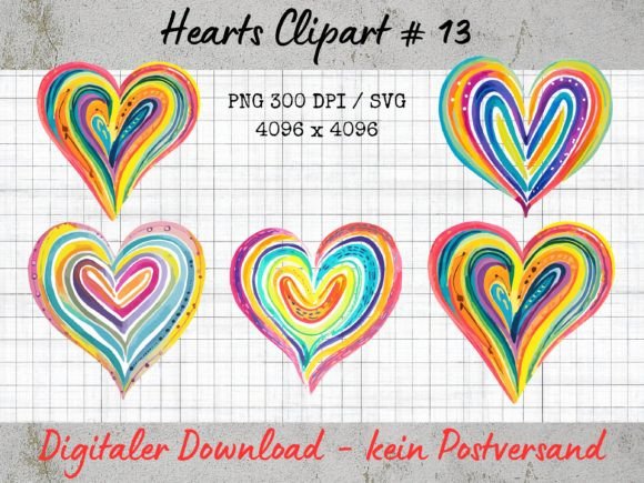 Hearts Clipart # 13 Illustration PNG transparents AI Par Thomas Mayer