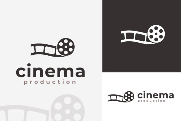 Film Roll Logo Design Vintage Cinema Art Grafik Logos Von PyruosID